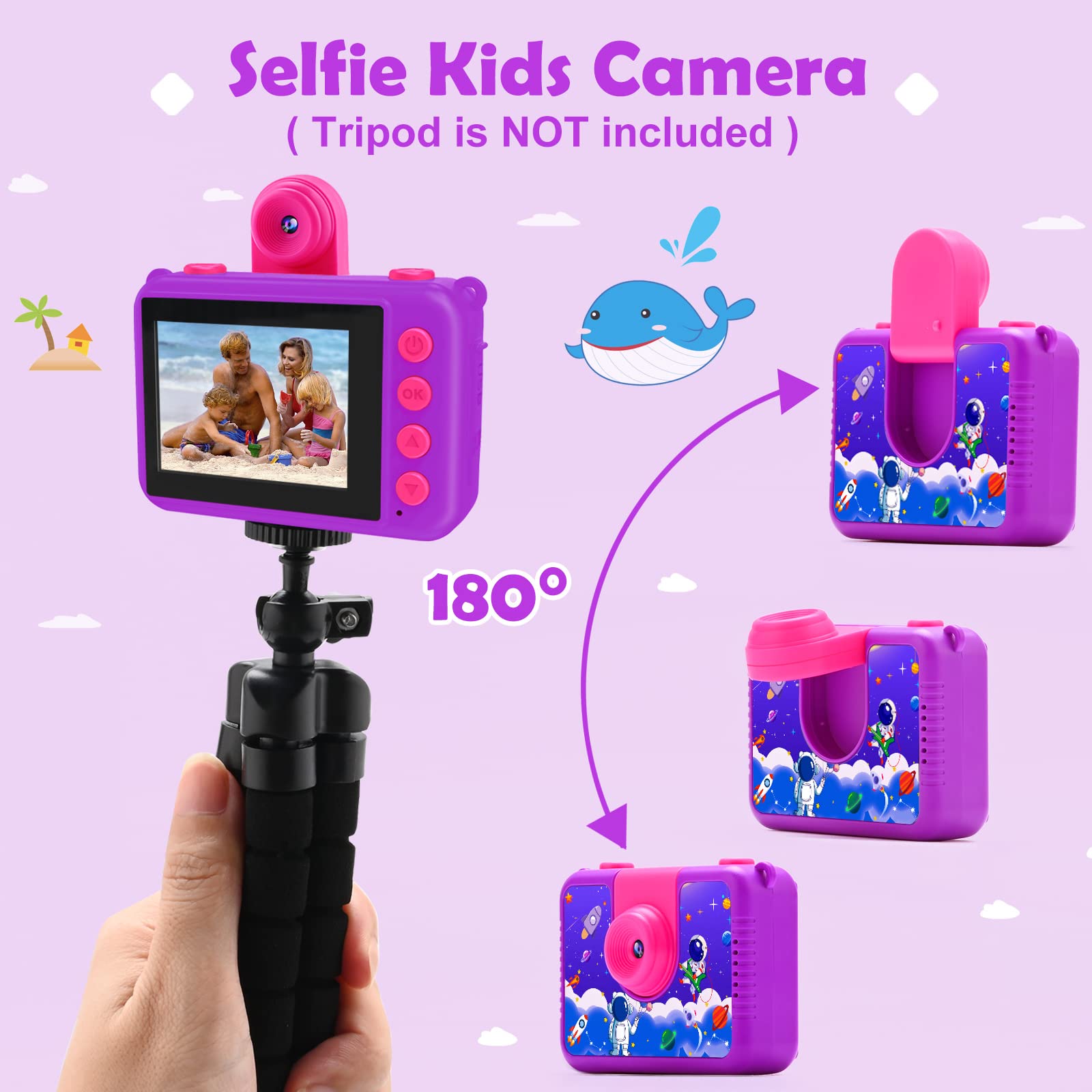 Amazon.co.jp: AILEHO 子供用カメラ 防水カメラ プールおもちゃ